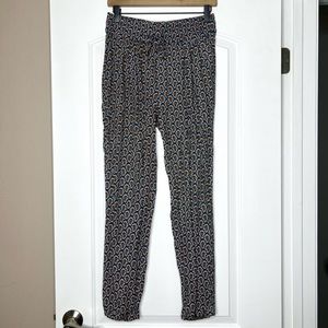 Massimo Dutti teal paisley lounge pants size small